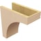 Ekena Millwork 7"W x 14"D x 14"H Classic Huntington Rough Cedar Woodgrain TimberThane Corbel, Primed Tan CORUR07X14X14HUNRCPR - alternate 5